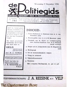 2x Brochure Politiegids no 140 en 141 3e jaargang 1936