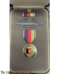 Afghanistan Commemorative Medal and Ribbon boxed