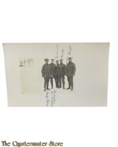 (Photo) Postkarte 1916 Soldaten im Schnee 