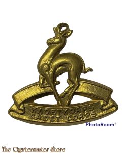 Collar badge Cadet Corps South Africa (gold)