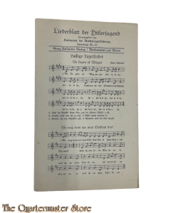 Liederblatt der Hitler Jugend, No 47;Lustige Lagerlieder