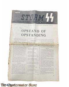 Storm SS Weekblad DER GERMAANSE SS in Nederland 4e jrg no 1 , 7 april 1944 