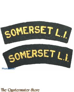 Shoulder flashes Somerset Light Infantry (Prince Albert's)