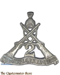 Collar badge 2nd Hyderabad Rifles 