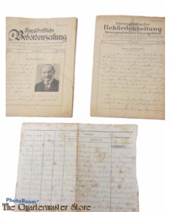 Hefte Deutsche Stenographen 1940 (Paperwork Deutsche stenographen)