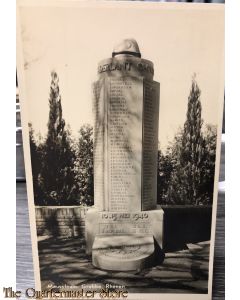 Prent briefkaart 1940 Mausoleum , Grebbe , Rhenen
