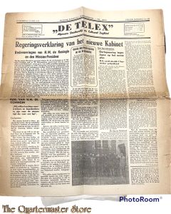 Krant de Telex 2eJrg No 604 donderdag 28 juli 1945 