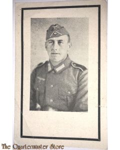 In Memoriam Karte/Death notice gefreiter in einem Grenadier Regt. Sudfront