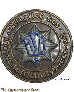Turplakette Reichsluftschutz Mitglied (RLB Luftschutz member Door plaque)