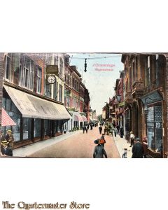 Prent briefkaart 1905 ‘s Gravenhage Wagenstraat