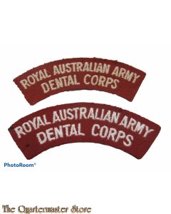 Shoulder flashes Royal Australian Dental Corps post 1948