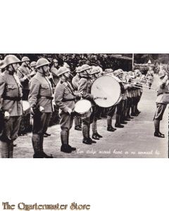Prent briefkaart 1940 stukje muziek