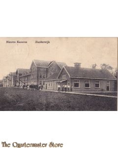 Prent briefkaart 1914 Nieuwe kazerne Harderwijk