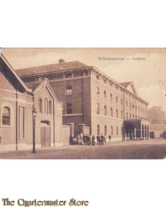 Prent briefkaart 1915  Willems Kazerne , Arnhem 