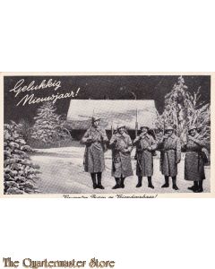 Prent briefkaart 1940 Vriendenschaar, nieuwe jaar