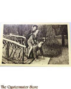 Prent briefkaart mobilisatie 1939 'k Heb mn wagen volgeladen