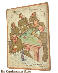 Ansicht 1945 Of ooit een Canadezen-bal Zoo'n indruk op hem maken zal ?