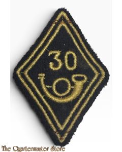 France - mouwpatch (losange de bras) 30e BCP (30e Bataillon de Chasseurs à Pied