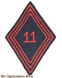 France - mouwpatch (losange de bras) 11e régiment du Génie