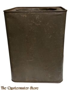 Ration tin (half size welfare) chocolate, bisquits or coffee 