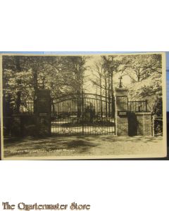 Prent briefkaart Militaire begraafplaats Grebbe , Rhenen