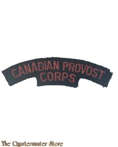Shoulder title Canadian Provost Corps