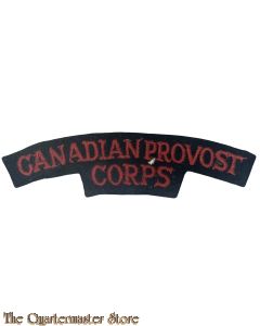 Shoulder title Canadian Provost Corps