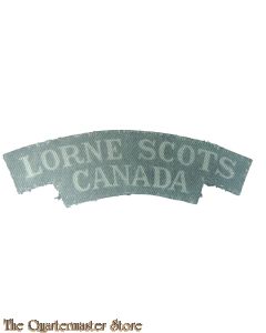 Shoulder title Lorne Scots Regiment Canada (canvas)