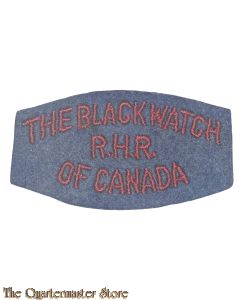 Shoulder title The Black Watch R.H.R. of Canada, 2nd Canadian Division