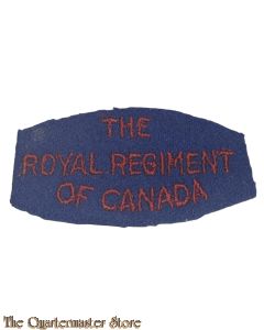 Shoulder flash the Royal Regiment of Canada,  2nd Canadian Infantry Division