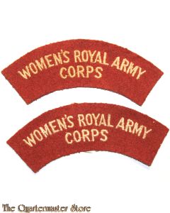 Shoulder flashes Women's Royal Army Corps (1947-1992)