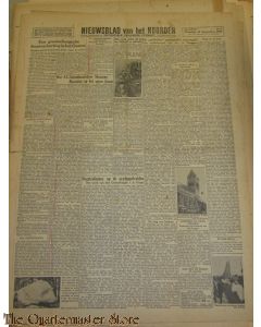 Krant Nieuwsblad van het Noorden zaterdag 18 sept 1943