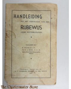 Handleiding rijbewijs 1947 