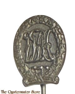 Anstecknadel Deutsches Reichsabzeichen für Leibesübungen 1933 in Bronze (Miniature DRL sports badge 1933 in bronze)