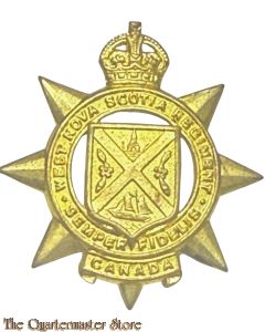 Cap badge West Nova Scotia Regiment WW2