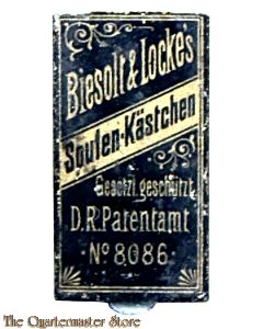 WW2 Metaldose Biesolt & Locke's Spulen-Kastchen 