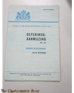 Oefenaanwijzing No 34 Marschtechniek (alle wapens)