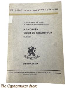 Voorschrift no 2-1360 Handboek voor de chauffeur 1965