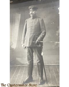 Postkarte 1915 photo Offizier mit Sabel 