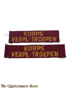 2x Straatnaam Korps Verpl Troepen