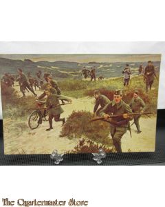 Prent briefkaart 1914 Vrijwillige Landstorm
