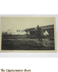Prent briefkaart mobilisatie 1914 Legerplaats bij Oldenbroek