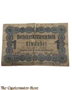 Darlenskassenschein 1 Rubel 17 April 1916