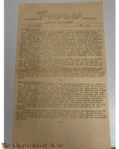 Krant Trouw 1 mei 1945 nieuwe uitgave