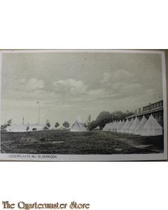 Prent briefkaart mobilisatie 1940 Legerplaats bij Oldebroek (tentenkamp)