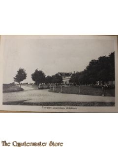 Prent briefkaart 1940 mobilisatie Paviljoen Legerplaats Oldebroek 