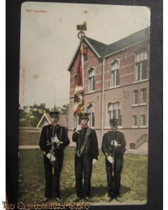 Prent briefkaart 1905 Het vaandel