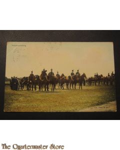 Prent briefklaart 1905 Parade opstelling