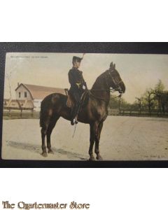 Prent briefkaart 1905 Wachtmeester groot tenue