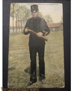Prent briefkaart 1905 Complete batterij